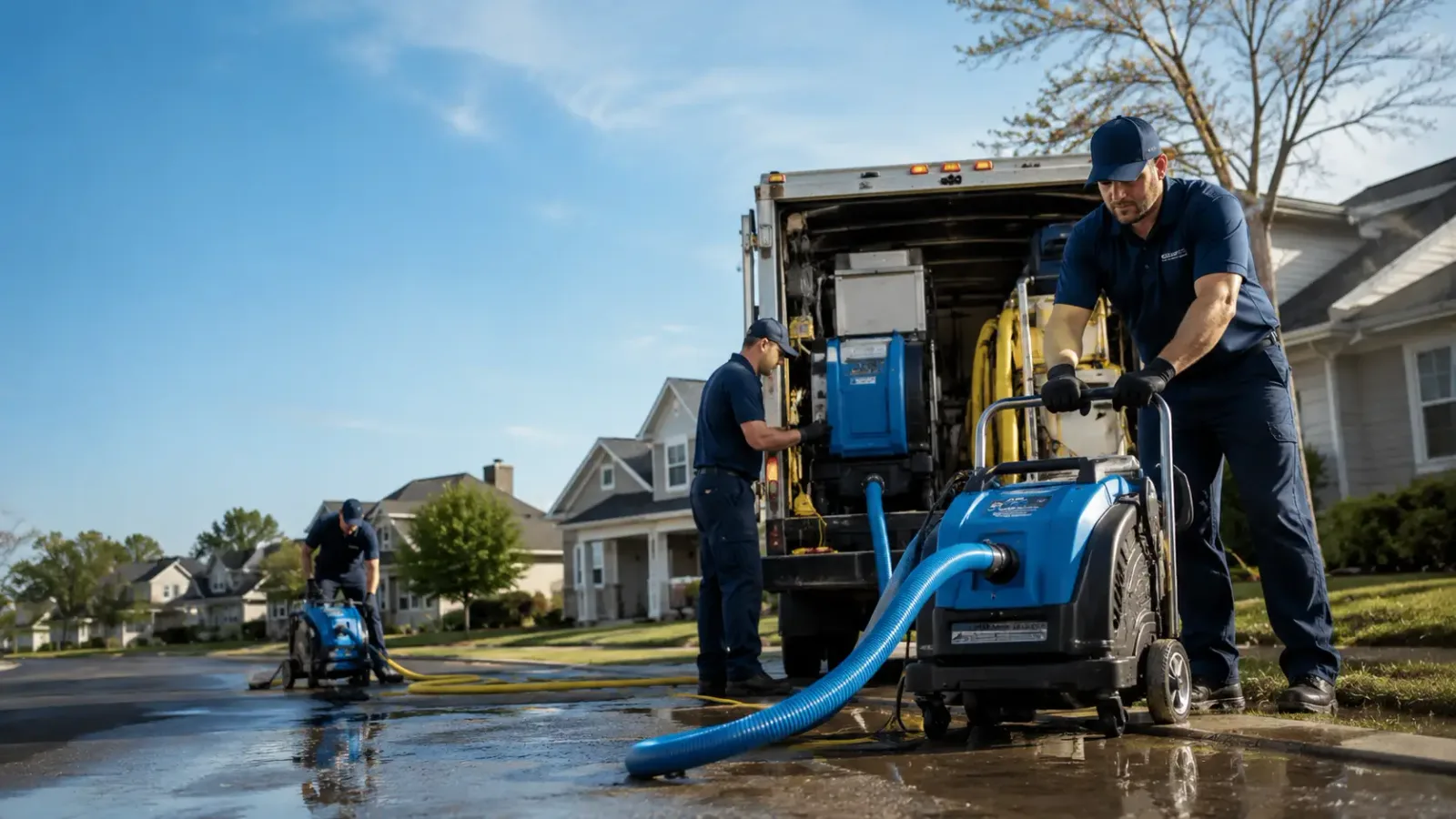 Flood Damage Cleanup in Long Valley, SD